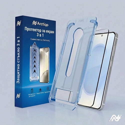 Arctiqo™ Защитно стъкло 3 в 1